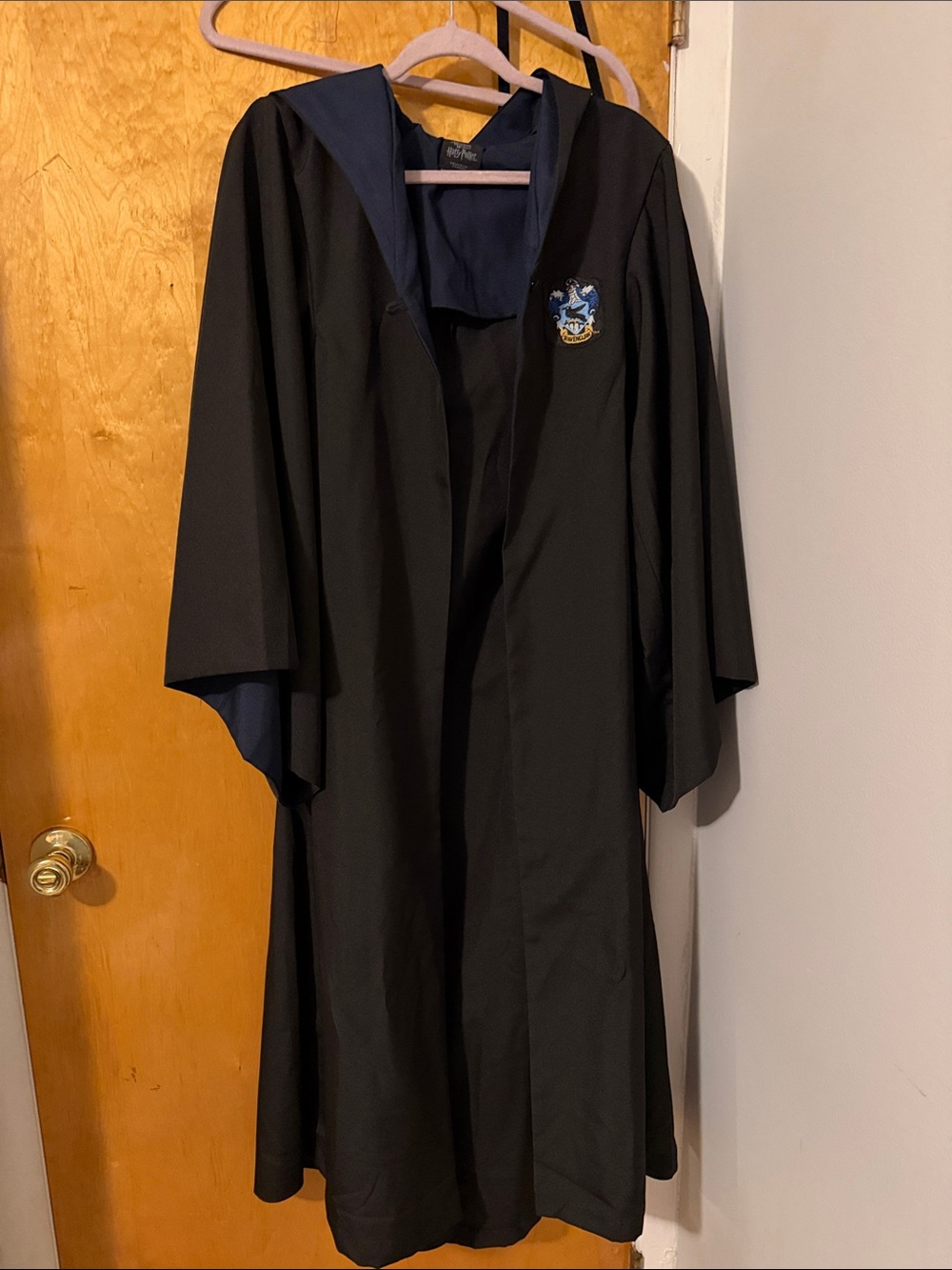 Ravenclaw Harry Potter Universal Studios Wizard Robe with Blue Lining and Crest